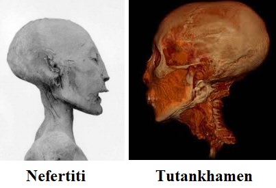 Nefertiti and Tutankhamen